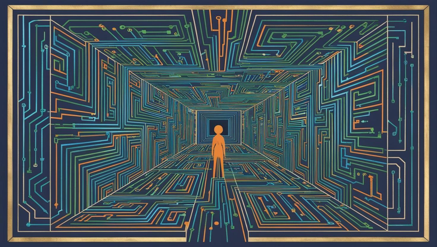 A abstract labyrinth